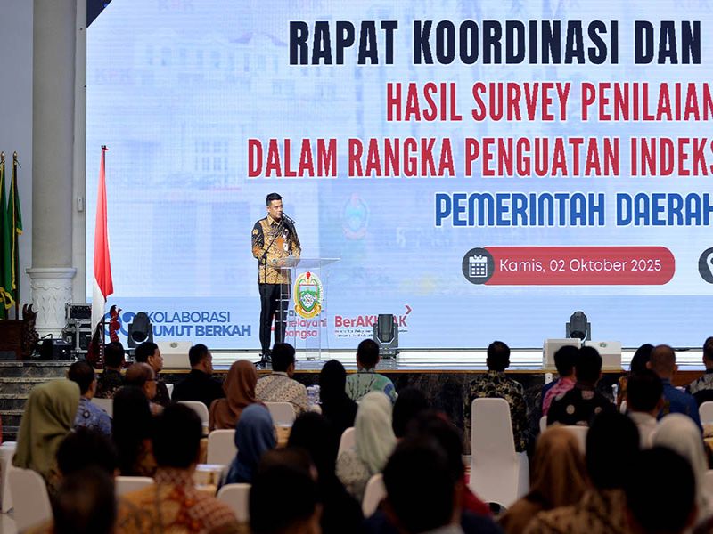 Bobby Nasution Sebut SPI 2024 Jadi Momentum Penguatan Integritas di Tahun 2025