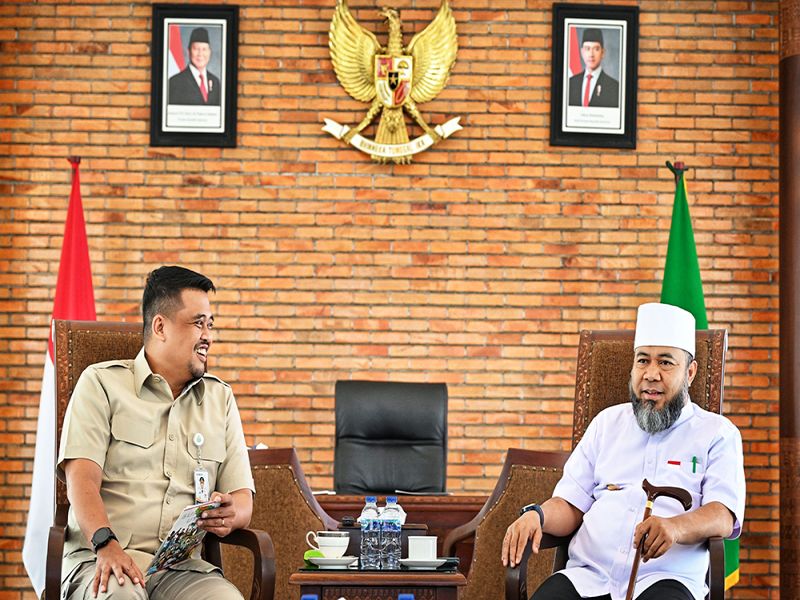 Terima Gubernur Bengkulu, Bobby Nasution Ajak Kolaborasi