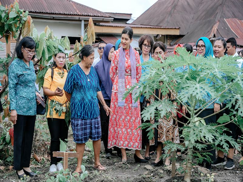 Kahiyang Ayu Supervisi Program HATINYA PKK di Pematangsiantar