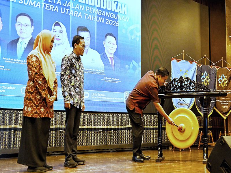 Pemprov Sumut Komitmen Perkuat Pembangunan Kependudukan Menuju Indonesia Emas 2045