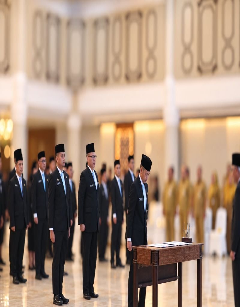 Kadis Perkim Provsu Menghadiri Pelantikan Pejabat Eselon III dan Eselon IV